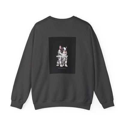 Astronaut Bull Dog - Black Sweatshirt