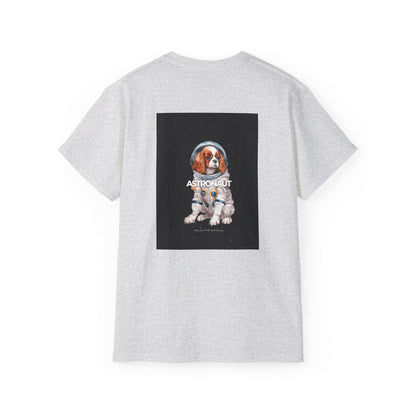 Astronaut Charles spaniel T-shirt