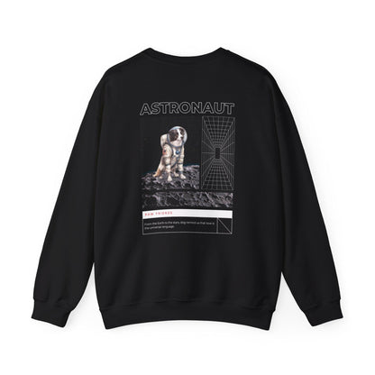 Astronaut Collie - Black  Sweatshirt