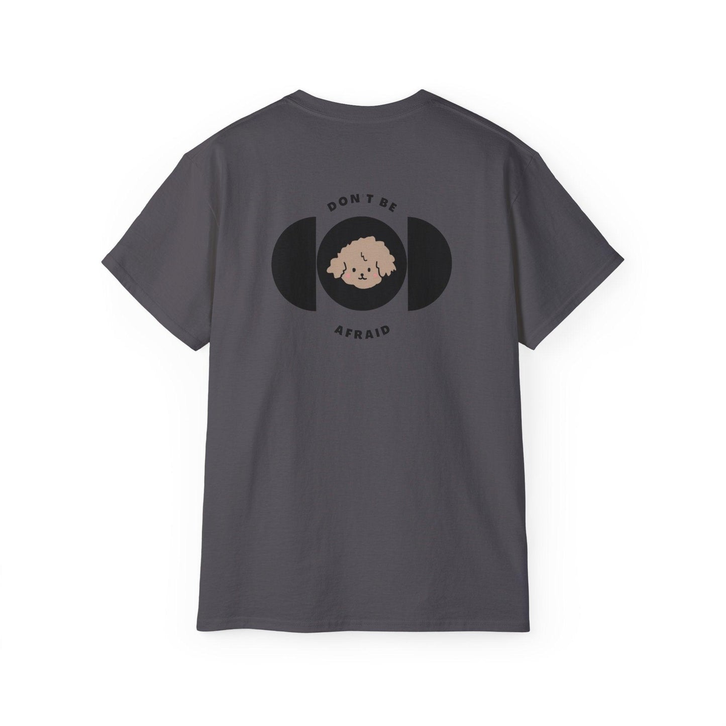 Don't be afraid Poodle-Light Brown T-shirt