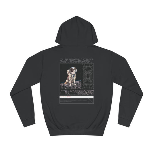 Astronaut Collie - Black Hoodie