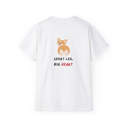 Short leg big heart T-shirt