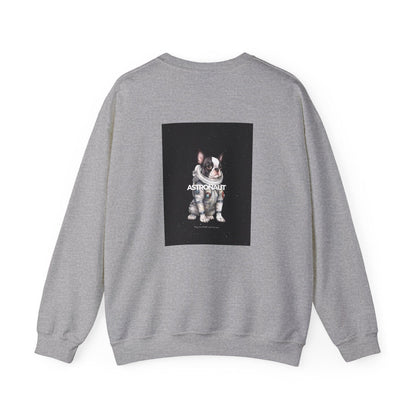 Astronaut Bull Dog - Black Sweatshirt