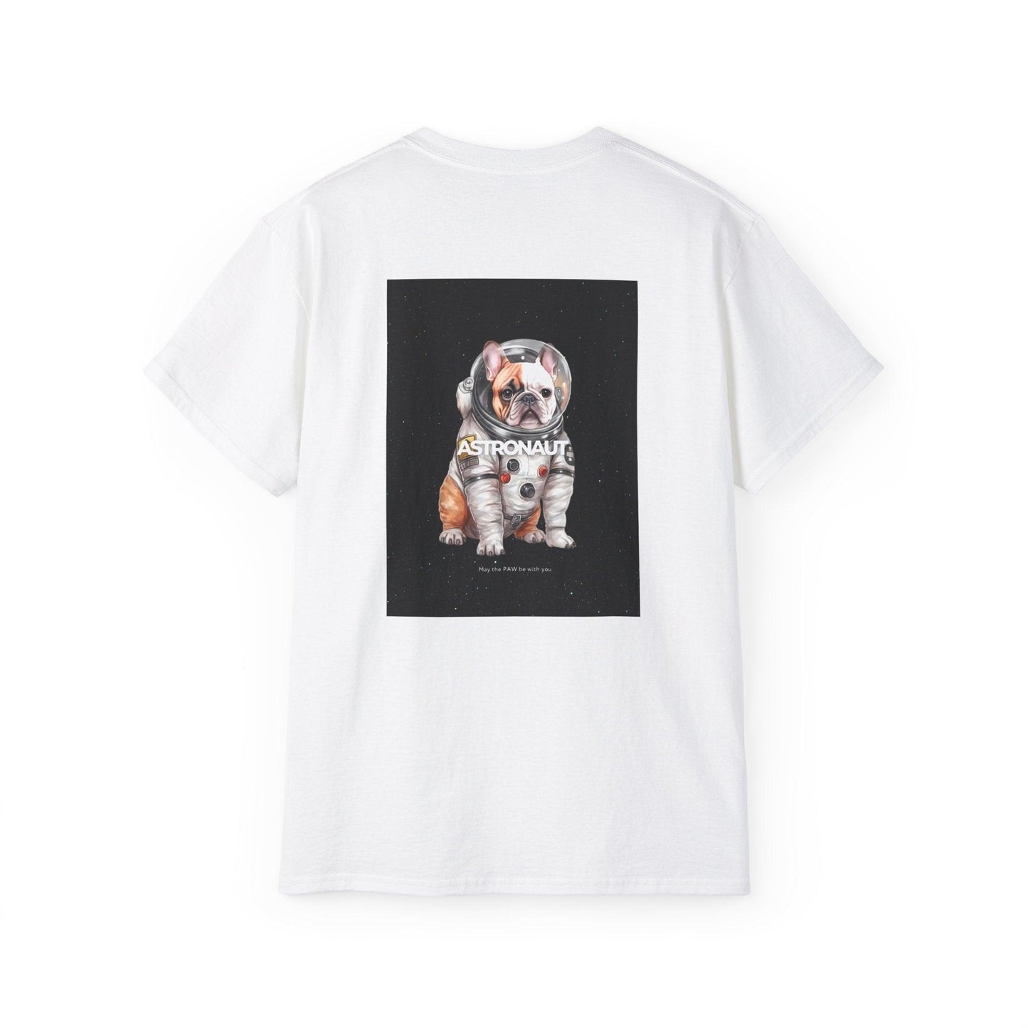 Astronaut Bull Dog - Brown T-shirt