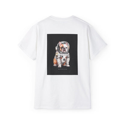 Astronaut Bull Dog - Brown T-shirt