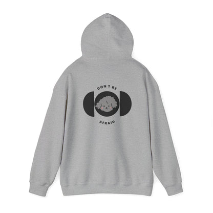 Don't be afraid Poodle-Grey Hoodie