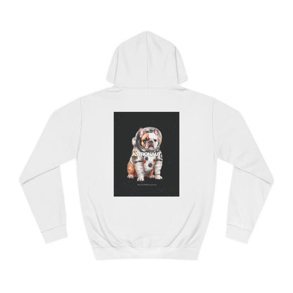 Astronaut Bull Dog - Brown Hoodie