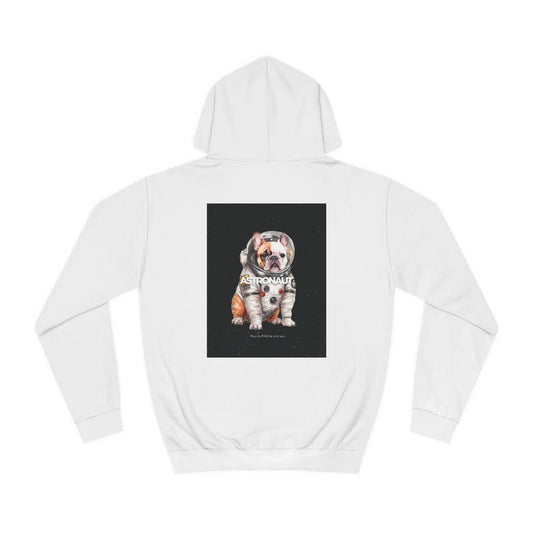 Astronaut Bull Dog - Brown Hoodie