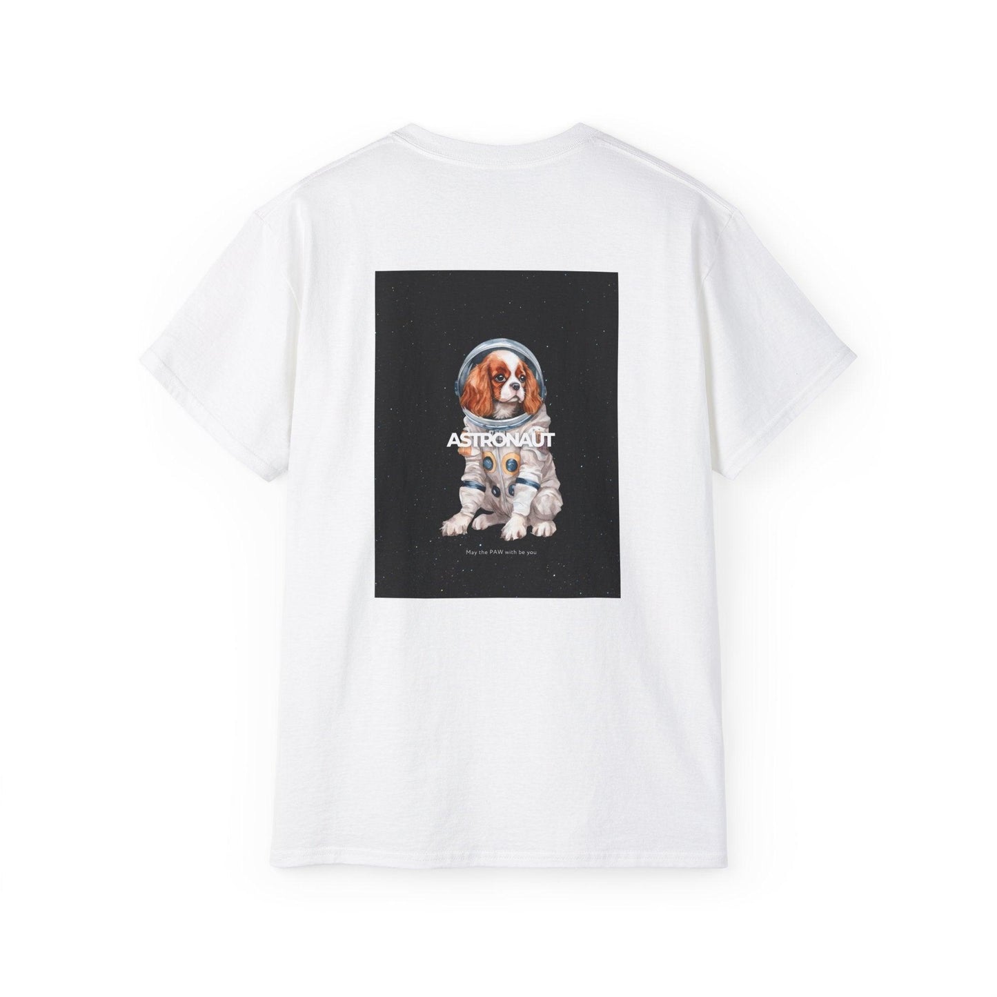 Astronaut Charles spaniel T-shirt