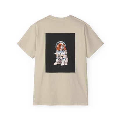 Astronaut Charles spaniel T-shirt