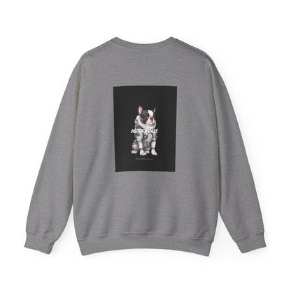 Astronaut Bull Dog - Black Sweatshirt