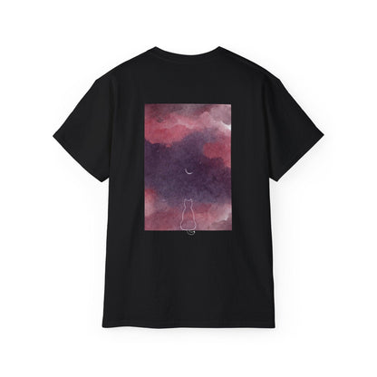 Pink moon night T-shirt