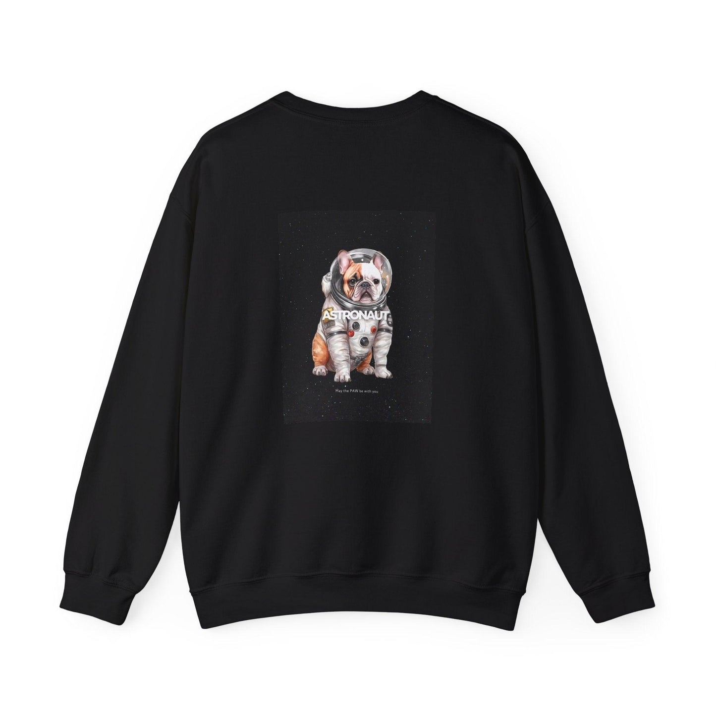 Astronaut Bull Dog - Brown Sweatshirt