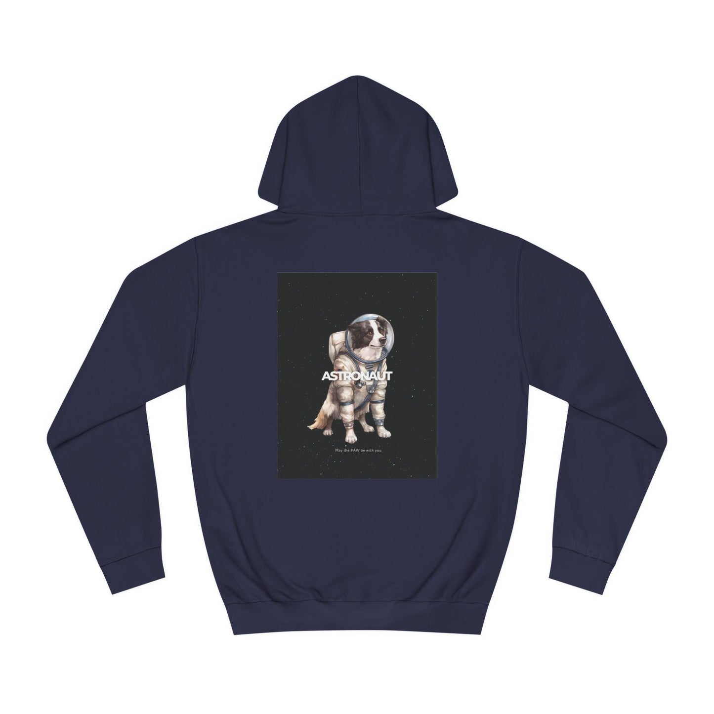 Astronaut Collie - Black Hoodie