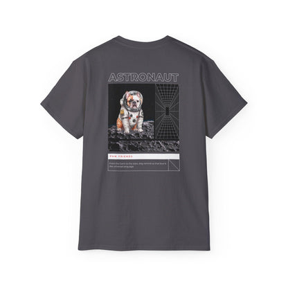 Astronaut Bull Dog - Brown T-shirt