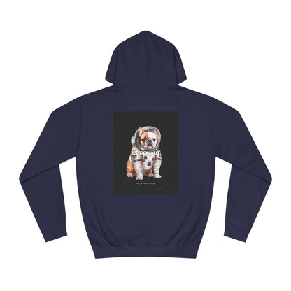 Astronaut Bull Dog - Brown Hoodie