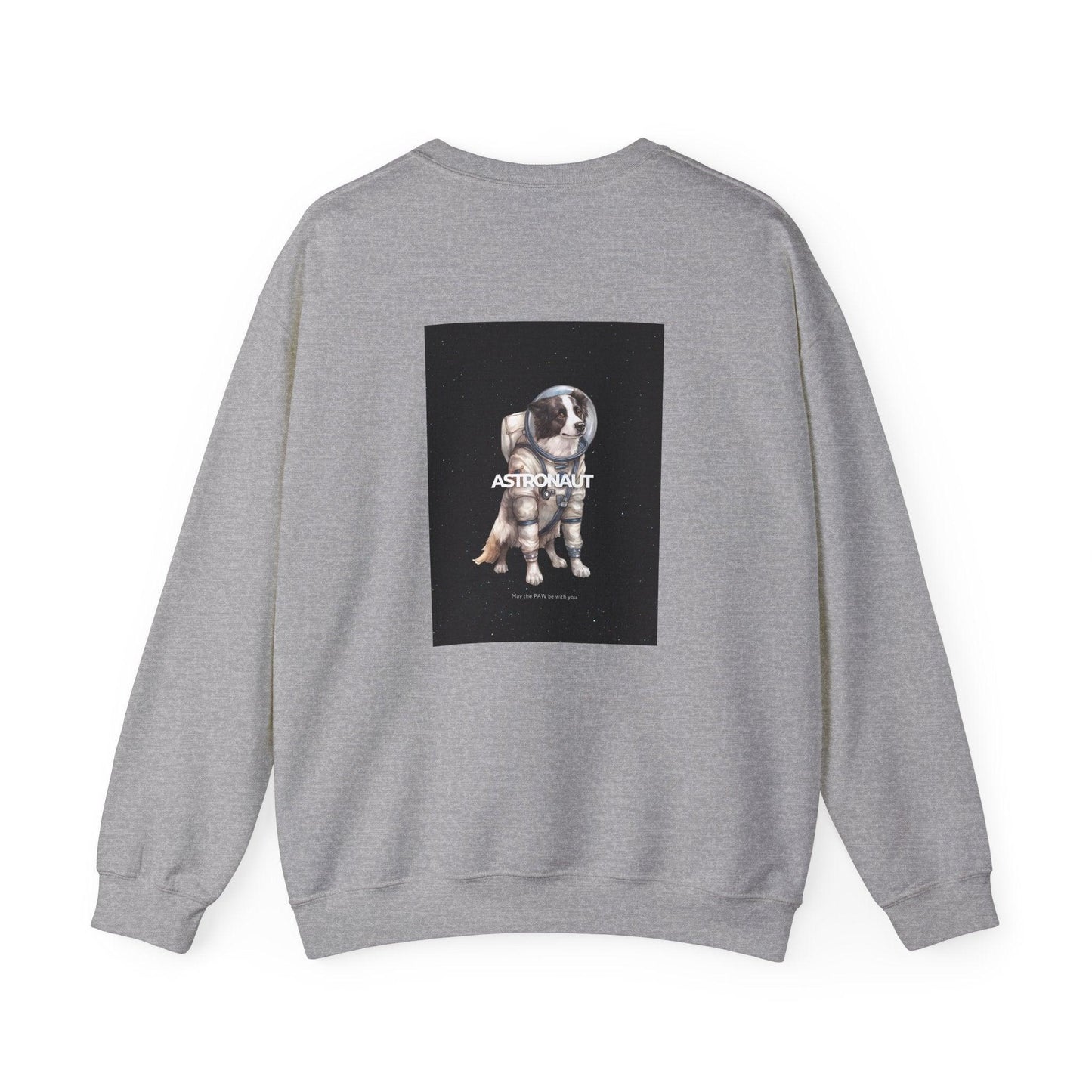 Astronaut Collie - Black Sweatshirt