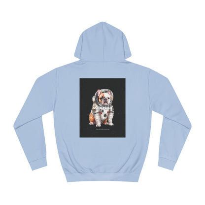 Astronaut Bull Dog - Brown Hoodie