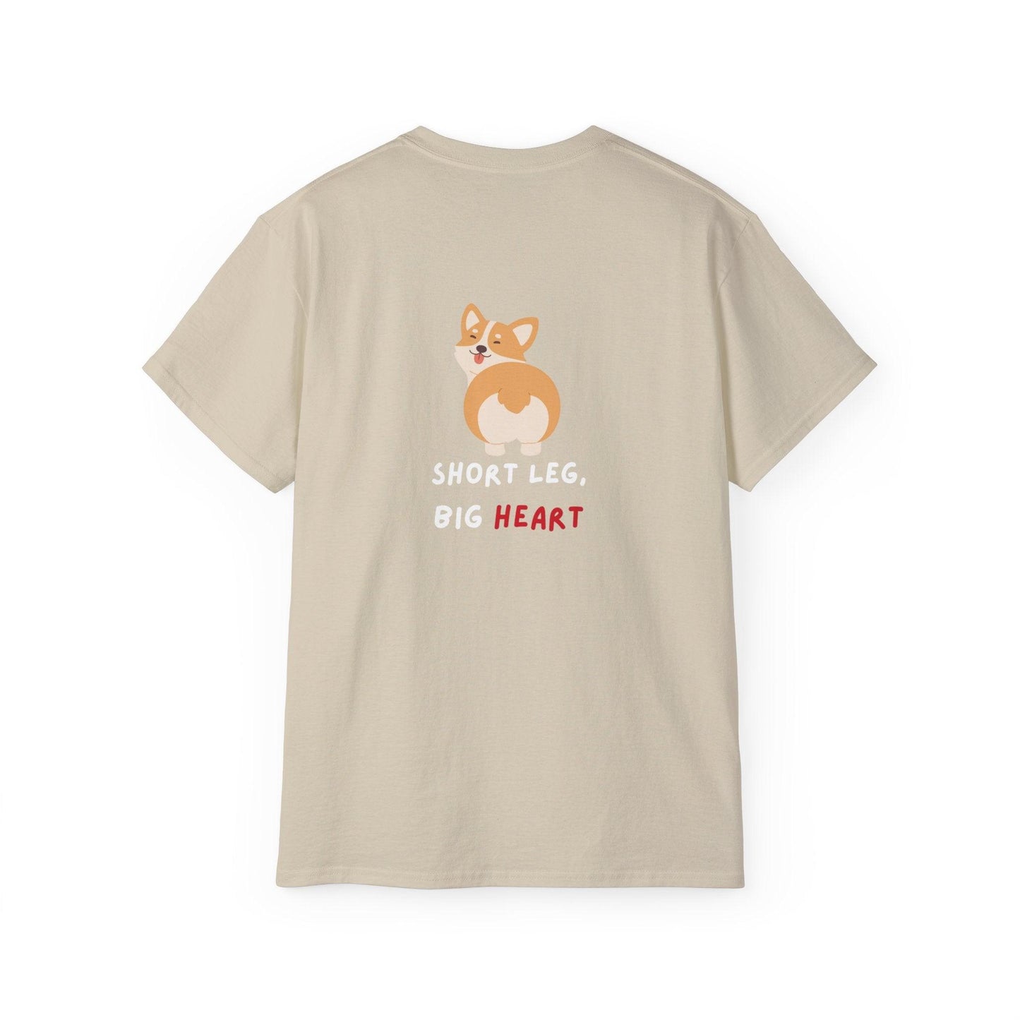 Short leg big heart T-shirt