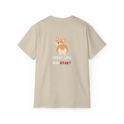 Short leg big heart T-shirt