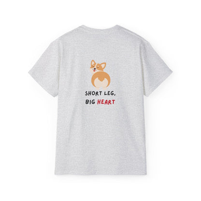 Short leg big heart T-shirt