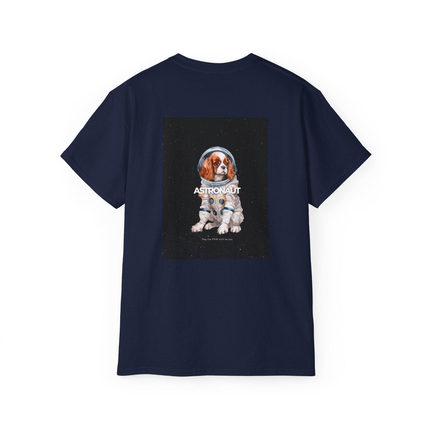 Astronaut Charles spaniel T-shirt