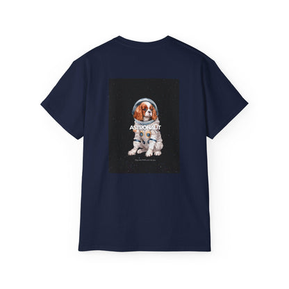 Astronaut Charles spaniel T-shirt