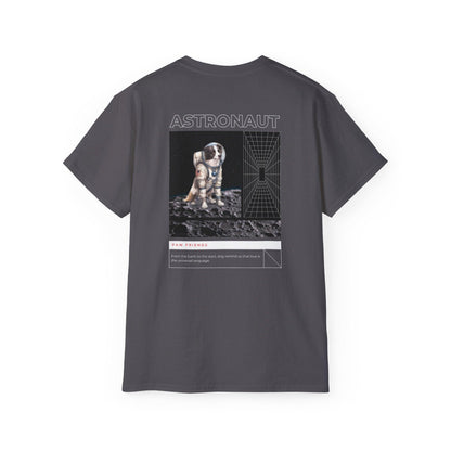 Astronaut Collie - Black T-shirt