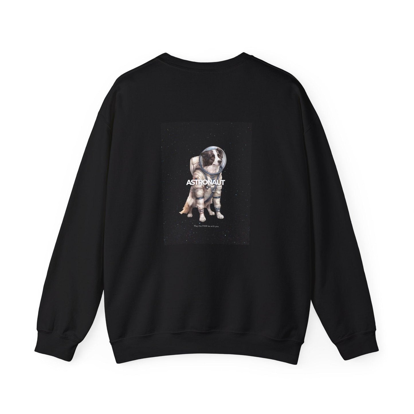 Astronaut Collie - Black Sweatshirt