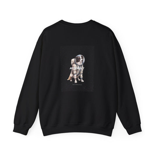 Astronaut Collie - Black Sweatshirt