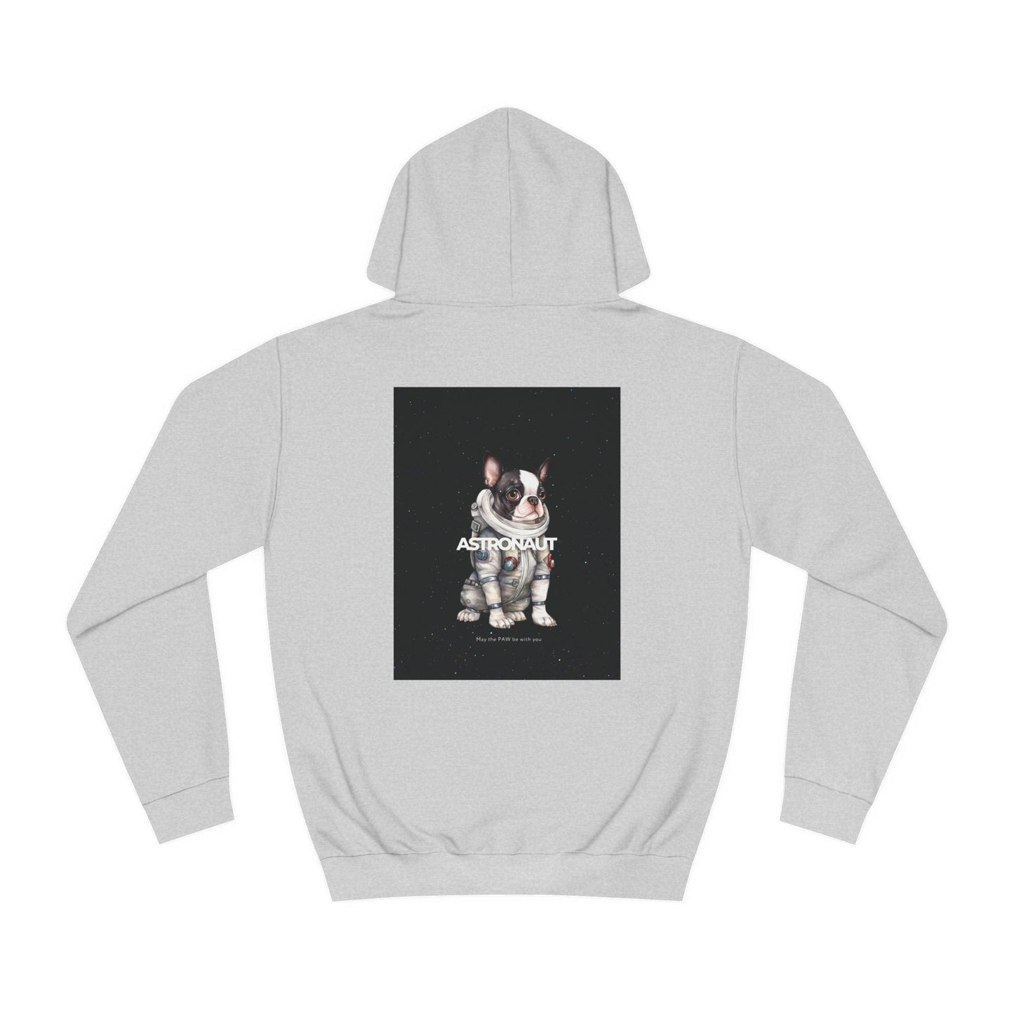 Astronaut Black Bulldog Hoodie