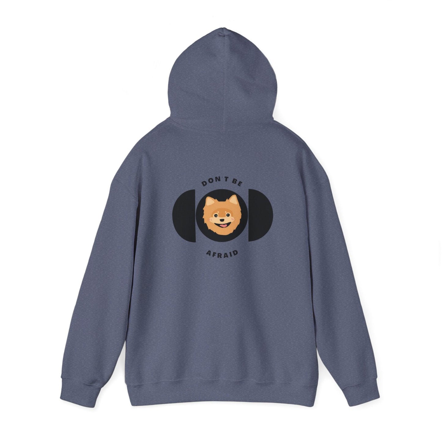 Don't be afraid Pomeranian-Light brown Hoodie