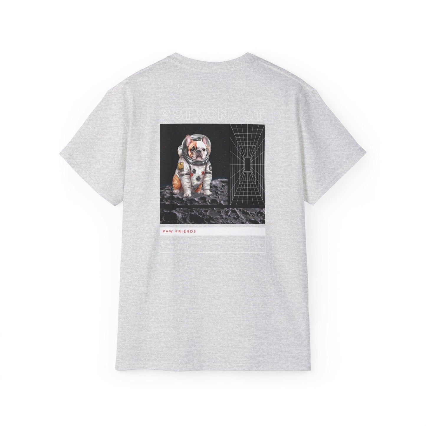 Astronaut Bull Dog - Brown T-shirt