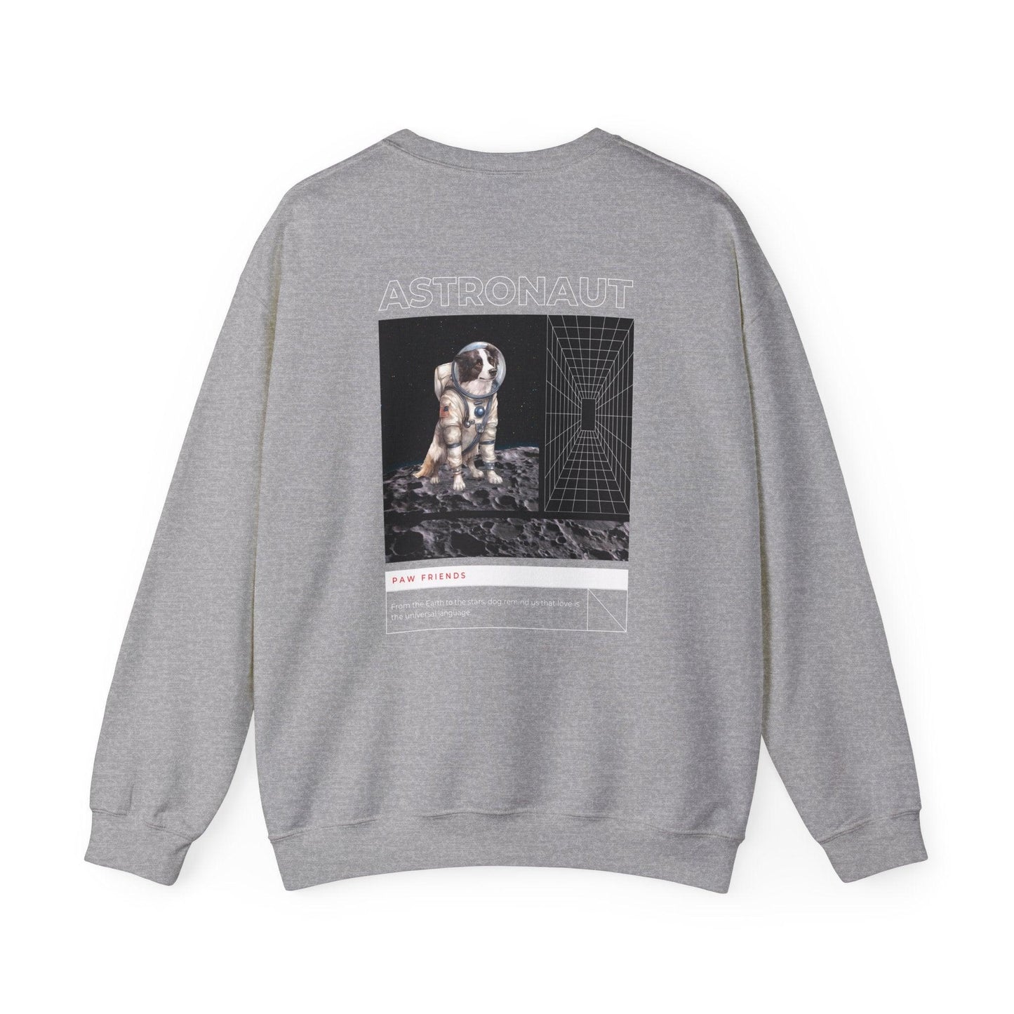 Astronaut Collie - Black  Sweatshirt