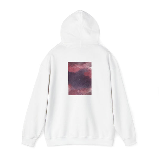 Pink Moon Night Hoodie