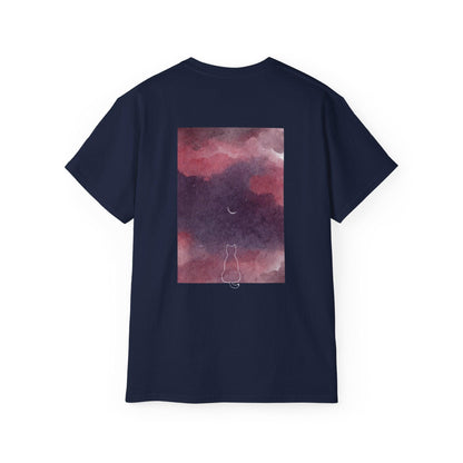 Pink moon night T-shirt