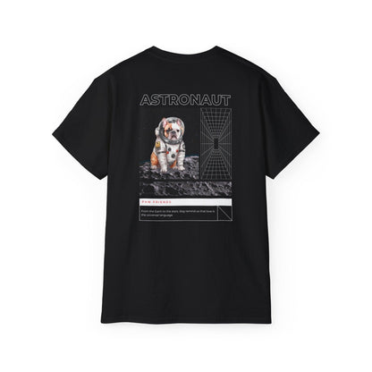 Astronaut Bull Dog - Brown T-shirt