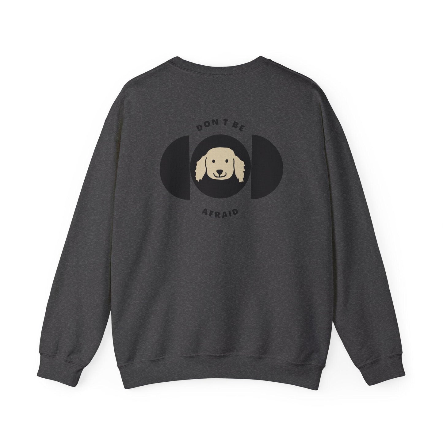 Don't be afraid Dachshund-Yellow Sweatshirt