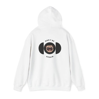 Don't be afraid Pug Hoodie