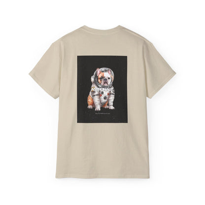 Astronaut Bull Dog - Brown T-shirt