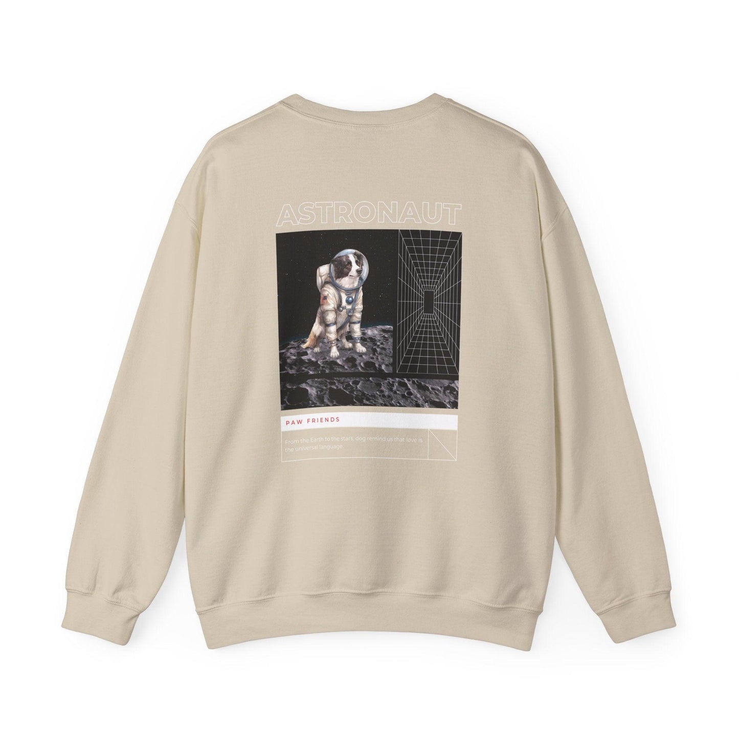 Astronaut Collie - Black  Sweatshirt