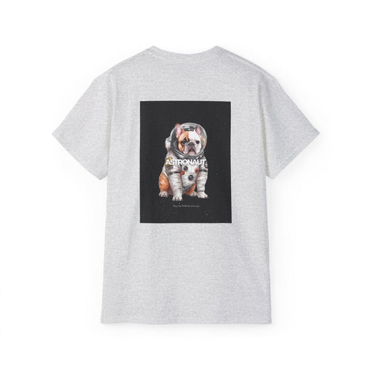 Astronaut Bull Dog - Brown T-shirt